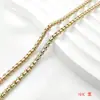Chapado en Oro Cobre Conservador de Color Moda Europea y Americana Cadena de Lujo Ligero Cadena Hueso de Serpiente Cadena Suelta Collar Hecho a Mano DIY Accesorios de Joyería