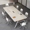 Conference Table, Long Table, Simple Modern Style, Small Reception Table, Office Negotiation and Training Table, Large Conference Room Table and Chairs, Long Rectangular Table