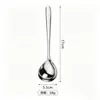 Cuchara de Sopa y Espumadera de Acero Inoxidable 304 para Uso Doméstico y de Hotel, Espumadera Dorada Gruesa Grande para Olla Caliente, Personalizable con Logo