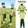 Ropa Infantil Ropa de Primavera y Otoño para Niñas Traje Infantil 2025 Nuevo Cuello Redondo Manga Larga Ropa para Niños Medianos y Grandes Conjunto de Moda de Tres Piezas