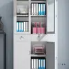 Armário de Arquivo de Escritório com Gavetas e Fechadura, Armário de Armazenamento de Documentos, Armário de Vouchers, Estante de Armazenamento