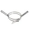 Base de Mástil de Bandera Inclinada, Base Fija de Mástil de Acero Inoxidable, Soporte para Mástil Telescópico, Luz para Bandera, Accesorios de Aleación de Aluminio