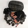 Set de 47 Piezas de Herramientas de Belleza, Bolsa Pequeña de Cosméticos con Fragancia, Set de Brochas de Maquillaje, Neceser Portátil, Polvera de Viaje para Maquillaje