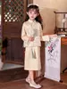 Qipao para Niñas Estilo Nuevo Primavera 2026 Estilo Chino Nuevo Qipao Elegante Vestido Qipao de Manga Larga para Niños