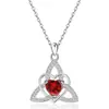 Bestseller de Amazon Joyería Sencillo Colgante de Nudo Celta para Mujer Sentido de Diseño de Alta Gama Retro Collar de Nudo de Bruja