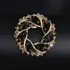 Broche de Acrílico da Moda para Mulheres, Alfinete Eletrodepositado em Liga, Broche Acessório de Roupa
