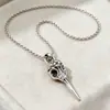 Colgante de Calavera con Pico de Pájaro Estilo Gótico Aleación Accesorio Vintage Desgastado Encanto para Bolsos Collares Cruz Exclusive Supply Transfronteriza