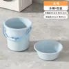 Cubo para uso doméstico dormitorios estudiantiles cubo engrosado para almacenamiento de agua cubo de ducha de baño cubo para baño de pies con asa cubo para lavandería lavabo