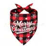 E-commerce Transfronteiriço Produtos para Pets Lenço Triangular Lenço Triangular de Natal para Pets Bavete Decoração para Pets