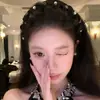 Diadema Ondulada de Diamantes y Perlas Estilo Francés para Mujer, Diadema de Corona Alta con Dientes, Antideslizante, Pinza para el Cabello Externa, Accesorio para el Cabello