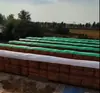 Maíz de Grano Cubierta Impermeable para Maíz Almacenamiento Cubierta Impermeable para la Lluvia Estructura de Jaula de Poste Contenedor de Maíz Cubierta Bloqueo Caña Tela Plástica Maíz