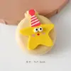 Peine Plegable de Bolsa de Aire de Dibujos Animados Peine de Masaje Lindo Peine con Espejo Integrado Peine Portátil Mini con Cojín de Aire Peine de Peluquería Venta al por Mayor