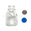 Fabricantes fornecem um grande número de frascos de infusão de vidro de 50ml 26/28/32, frascos pendurados, frascos transparentes para soro fisiológico