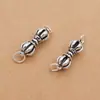 Prata de lei S925 prata tailandesa diamante pilão pingente instrumento DIY pulseira feita à mão colar de cristal acessórios de joia