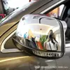 La modificación del reflector del espejo retrovisor del 14 Grand Cherokee es adecuada para jeep jeep vista de reversa marco del espejo retrovisor cromado Y