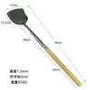 Espátula de Acero Inoxidable Espesa 304 201 Espátula Cuchara para Cocina Casera Chef de Restaurante Cuchara Grande para Saltear Espátula de Hierro para Freír