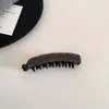 Grampo Banana de Acetato Elegante Estilo Coreano Moda Versátil para Penteado de Cavalo Vertical na Parte de Trás da Cabeça Acessório de Cabelo