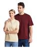 Camiseta de algodón pesado de 240 g de triple aguja, talla europea, doble hilo, hombro caído pequeño, corte holgado, cuello redondo, camiseta transfronteriza europea y americana, logotipo para hombre