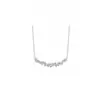 Collar de Plata Pura 999 Flor de Glicina para Mujer, Lujo Ligero Nicho Nuevo Estilo Popular 2026, Regalo para Novia en el Día de San Valentín Chino