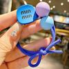 Corea del Sur Banda para el Cabello Infantil Anillo para el Cabello Cuerda para Cola de Caballo de Niñas Colorida Duradera Estudiantes Alta Elasticidad Fácil de Romper Cuerda para el Cabello