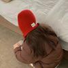 ¡Atmósfera de Caperucita Roja! Gorro de Punto con Cuello Alto de Corea del Sur, Balaclava Cálido y Resistente al Frío con Cordones