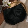 [Paquete Individual] Versión de Calidad de Ropa Interior Sin Costuras para Mujer Algodón Puro con Grafeno en la Entrepierna Cintura Media-Alta Braguita de Encaje Sin Costuras para Chica