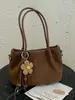 Bolso de mano retro de gamuza para otoño e invierno para mujer, nuevo bolso de hombro de moda 2026 para ir al trabajo, bolso tote casual de gran capacidad