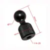 Haste de Conexão de Parafuso de 1/4 para Cabeça de Bola de 17mm Suporte de Celular para Carro Acessórios de Metal para Espelho Retrovisor de Motocicleta
