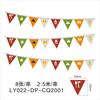 Bandera de cuerda triangular para acampar al aire libre, bandera colgante para tienda de campaña, bandera de cuerda de viento con atmósfera, decoración de dosel, bandera de cuerda colorida, venta al por mayor
