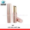 Tubo redondo de plástico color oro rosa para labial Material de embalaje Tubo de labial personalizado Tubo vacío 3.5g Tubo de labial oblicuo Material de embalaje