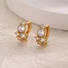 Brincos de Amor Simples Transfronteiriços Brincos Novos Tendência para Mulheres Brincos em Arco Temperamento de Nicho Brincos de Luxo Leve Brincos