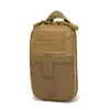 Bolsa Táctica de Malla Transpirable para Accesorios Tácticos MOLLE, Bolsa Pequeña Colgante Táctica Externa Multifuncional, Bolsa Colgante de Almacenamiento para Ciclismo al Aire Libre