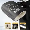 Cubiertas de Manillar para Patinete Eléctrico con Estampado de Dibujos Animados 2026 Invierno Espesadas de Vellón Ártico Motocicleta Impermeables a Prueba de Viento Guantes Cálidos