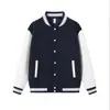 Nova jaqueta baseball raglan bloqueada por cores de peso pesado (380g) para outono e inverno, marca moderna estilo americano, top casual solto para casal