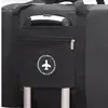 Bolsa organizadora de roupas à prova d'água, portátil, de grande capacidade, para armazenamento de viagem, mala de rodinhas multifuncional para empacotar e mudar de dormitório
