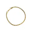 Pulsera de Cadena Trenzada Cubana de Hip-Hop Transfronteriza Europea y Americana de Moda Accesorios para Hombres Fabricante Venta Directa al por Mayor