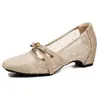Zapatos de Malla Mary Jane de Puntos para Mujer, Estilo Coreano, Suela Suave, Transpirables, Slip-On, Modelo Nuevo Primavera 2026, Pantuflas para Mujer