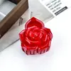 Amazon Design Pin de Clip Retro Estéreo Flor Rosa para Mujer Ankora Rojo Color Gelatina Pinza para el Cabello Pinza Pequeña de Tiburón