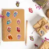 50 Pegatinas Coloridas de Corazón Anatómico, Graffiti Personalizado de Órganos Humanos Pegatinas Decorativas Impermeables para Maleta Cuaderno