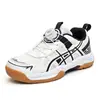 Zapatillas de bádminton profesionales con absorción de impactos para niños y niñas, zapatillas de tenis de mesa para jóvenes, zapatillas deportivas, zapatillas de entrenamiento antideslizantes