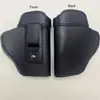 Estuche para pistola IWB invisible de extracción rápida portátil PU transfronterizo de Amazon, estuche para pistola de colgar en la cintura táctico para exteriores Glock G17