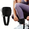 Hebilla de tobillo de pórtico anillo 4D elevación de pierna de fitness tipo pedal de pie hebilla de tobillo correa protectora de tobillo de fitness de resistencia ajustable