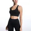 Novo Sutiã de Yoga Costas Cruzadas Transfronteiriço para Mulheres, Roupas de Corrida Fitness à Prova de Impacto, Sutiã Esportivo Push-Up, Venda Direta da Fábrica no Atacado