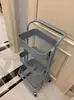 Tubo Espesado Diámetro 22mm Carrito Cocina Frutas y Verduras Estante de Almacenamiento Sala de Estar Estante de Almacenamiento de Snacks Dormitorio
