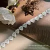 Em estoque Novo Lolita Bordado Solúvel Em Água Lace Leite Seda Único Lado Flor Onda Lace Lace Código De Barras