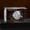 Ojo de Cristal Cuerpo Humano Grabado Láser 3D Adornos Investigación Biológica Grabado Interior de Cristal Mobiliario de Facultad de Medicina