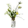 Flor de Algodón Artificial Modelo Nuevo Transfronterizo Flor Falsa de Vid Agua Falsa Decoración del Hogar Planta en Maceta Flor Falsa Adorno Pequeño de Escritorio