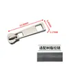 No disponible en stock. 5 Tiradores de Cremallera de Cobre + 1043 Pieza Cuadrada, Cabezal de Cremallera Metálico para Bolsos y Artículos de Cuero, Cabezal de Cremallera