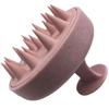 Cepillo de dientes suave transfronterizo, peine para el cuidado del cuero cabelludo, peine de limpieza facial esmerilado, nuevo artefacto de masaje con champú de paja de trigo para el hogar.