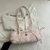 Bolsos de Estampado de Nicho Primavera y Verano para Mujer 2026 Nuevo Estilo Versátil Bolso de Hombro para el Trabajo Bolso de Mano de Moda Bolso Baguette